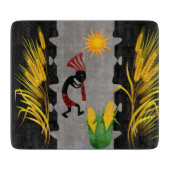 トウモロコシと小麦の収穫コペリ カッティングボード (正面)