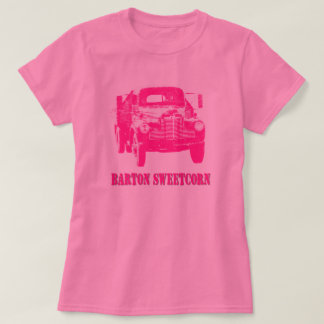 トウモロコシのトラックの輝きの版 Tシャツ