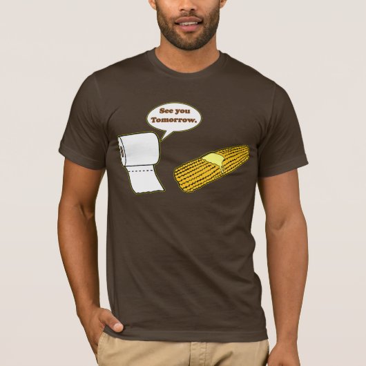 トウモロコシの円 Tシャツ (正面)