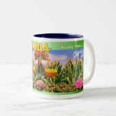 トウモロコシの女神"7匹のヘビ" ツートーンマグカップ (正面右)