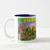 トウモロコシの女神"7匹のヘビ" ツートーンマグカップ (左)