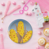 トウモロコシの紙皿 ペーパープレート (パーティー)