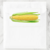 トウモロコシの耳 長方形シール (バッグ)