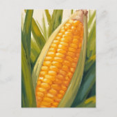 トウモロコシの茎 | ファームカントリー絵を描サザンズ ポストカード (正面)