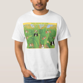 トウモロコシのPapillon (白い) Tシャツ