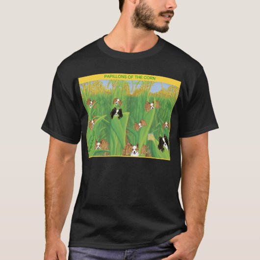 トウモロコシのPapillons Tシャツ (正面)