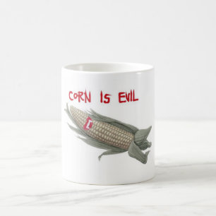 トウモロコシはevil2です コーヒーマグカップ