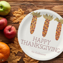 トウモロコシまたはインディアンコーンハッピー感謝祭