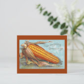 トウモロコシヴィンテージ感謝祭 シーズンポストカード (スタンド正面)