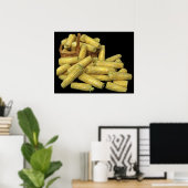 トウモロコシ収穫 ポスター (ホームオフィス)