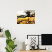 トウモロコシ収穫 – 1565 ポスター (ホームオフィス)