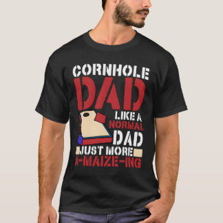 トウモロコシ好きなパパ 普通のパパ とうもろこしホールが大好き Tシャツ