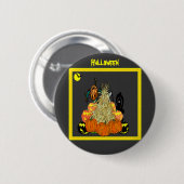 トウモロコシ幽霊のよく出るの茎 –  缶バッジ (正面&裏面)