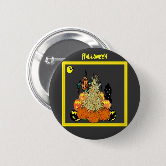 トウモロコシ幽霊のよく出るの茎 –  缶バッジ (正面&裏面)