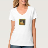 トウモロコシ幽霊のよく出るの茎 –  Tシャツ (正面)