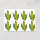 トウモロコシ植物トウモロコシ野菜農場トウモロコシ 名刺 (正面)