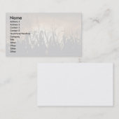 トウモロコシ畑のシルエット 名刺 (正面/裏面)