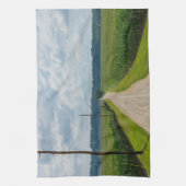 トウモロコシ畑の間に キッチンタオル (縦)