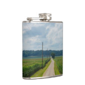 トウモロコシ畑の間に フラスク (右)