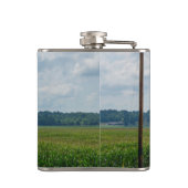 トウモロコシ畑の間に フラスク (裏面)