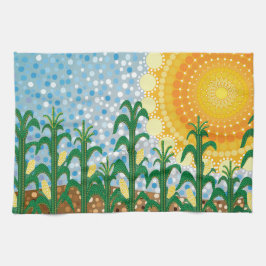 トウモロコシ畑 キッチンタオル