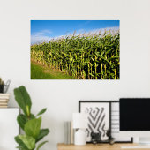 トウモロコシ畑 ポスター (ホームオフィス)