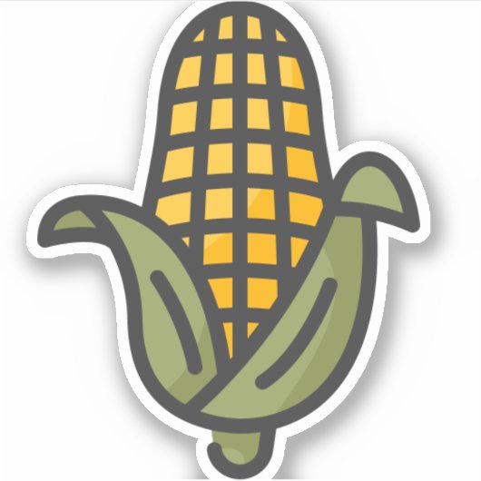 トウモロコシ シール (正面)