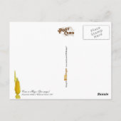 トウモロコシ（トウモロコシ） -ヴィンテージイラストレーション ポストカード (裏面)