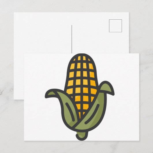 トウモロコシ ポストカード (正面/裏面)