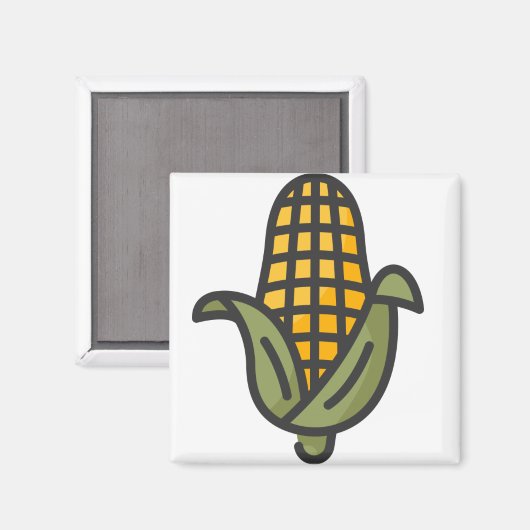 トウモロコシ マグネット (正面/裏面)