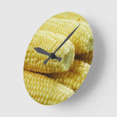 トウモロコシ ラウンド壁時計 (傾斜)