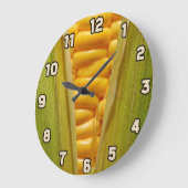 トウモロコシ ラージ壁時計 (傾斜)