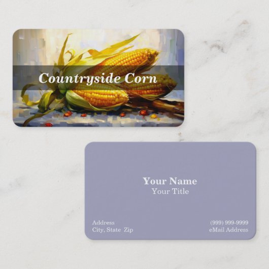 トウモロコシ 名刺 (正面/裏面)
