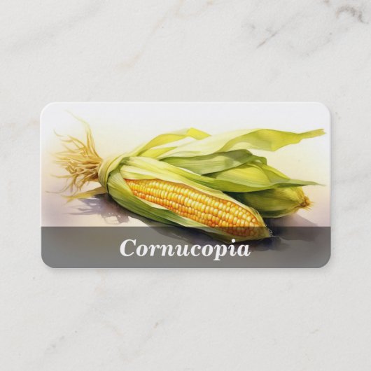 トウモロコシ 名刺 (正面)
