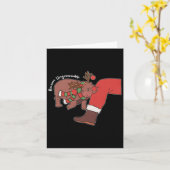 トウモーマ・クリスマス動物愛好家トレンドが国連に カード (黄色い花)