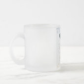 トウ結婚ソールのカップル フロストグラスマグカップ (左)