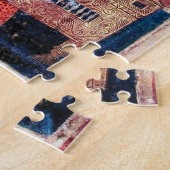 トオトコスとキリストの子が即位したアイコン ジグソーパズル (側面)