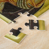 トオトコスとキリストの子金ゴールド背景 ジグソーパズル (側面)