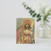 トオトコスとベビーイエズス正統の葬儀カード プレイスカード (スタンド正面)