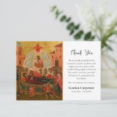 トオトコスアイコン正教会の葬儀の寮 サンキューカード (スタンド正面)