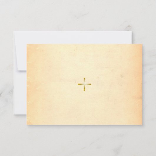 トオトコスアイコン正教会の葬儀の寮 サンキューカード (裏面)