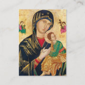 トオトコスキリスト子妊娠祈りの言葉カード プレイスカード (正面)