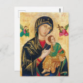 トオトコスベビーイエスアンドエンジェルズアイコン ポストカード (正面/裏面)