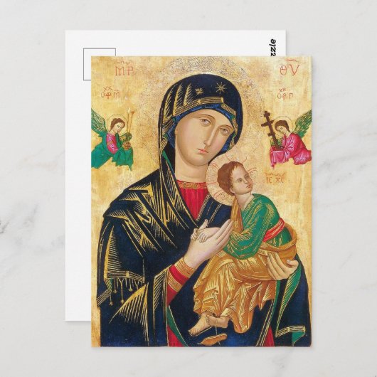 トオトコスベビーイエスアンドエンジェルズアイコン ポストカード (正面/裏面)