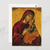 トオトコス乳児イエズス正教会キリスト教のアイコン ポストカード (正面/裏面)