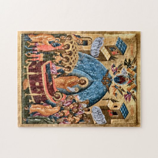 トオトコス正教会のキリスト教のアイコンの寮 ジグソーパズル (横)