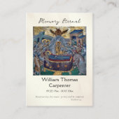 トオトコス葬式祈りの言葉カード プレイスカード (正面)