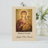 トオトコス・キリスト・チャイルド正教会キリスト教記念碑 サンキューカード (スタンド正面)