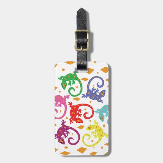 トカカラフルゲ ラゲッジタグ (正面縦)