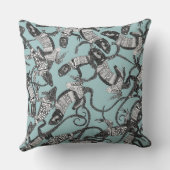 トカゲが青い クッション (裏面)